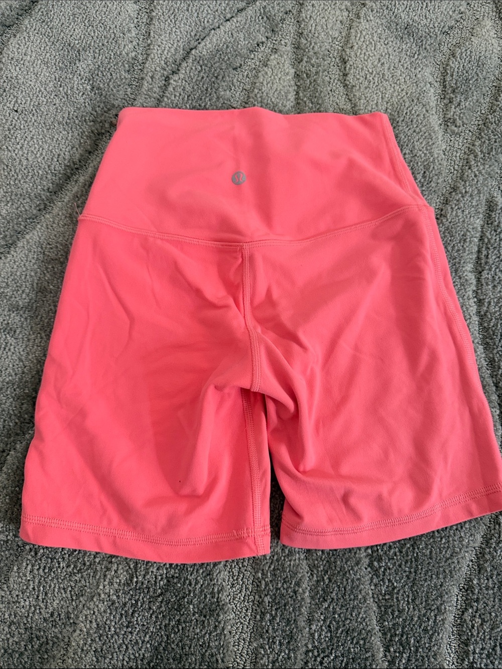 lululemon athletica Coral Pink High-Rise Bike Shorts